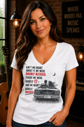 Nostalgia Barely 17 Doubly Blessed Women's V-Neck Tee