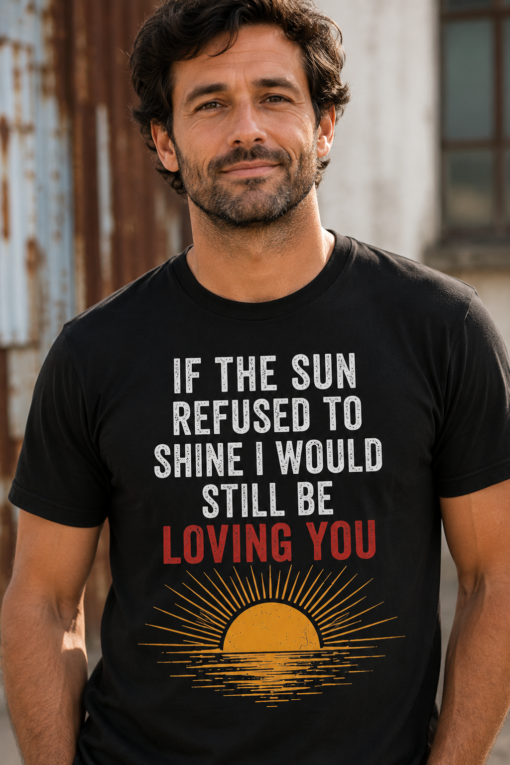 Nostalgia If the Sun Refused to Shine Crew Neck Tee
