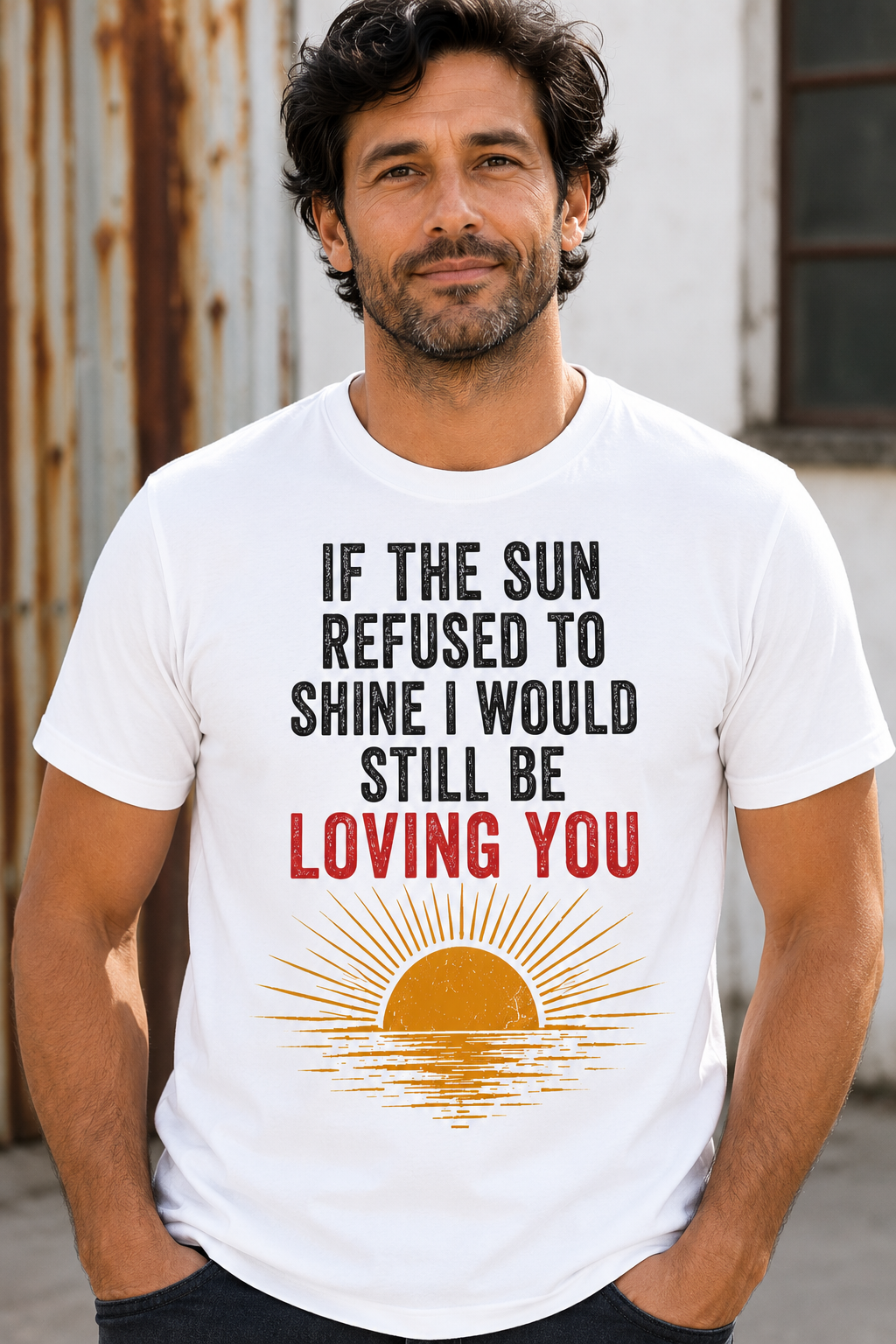 Nostalgia If the Sun Refused to Shine Crew Neck Tee