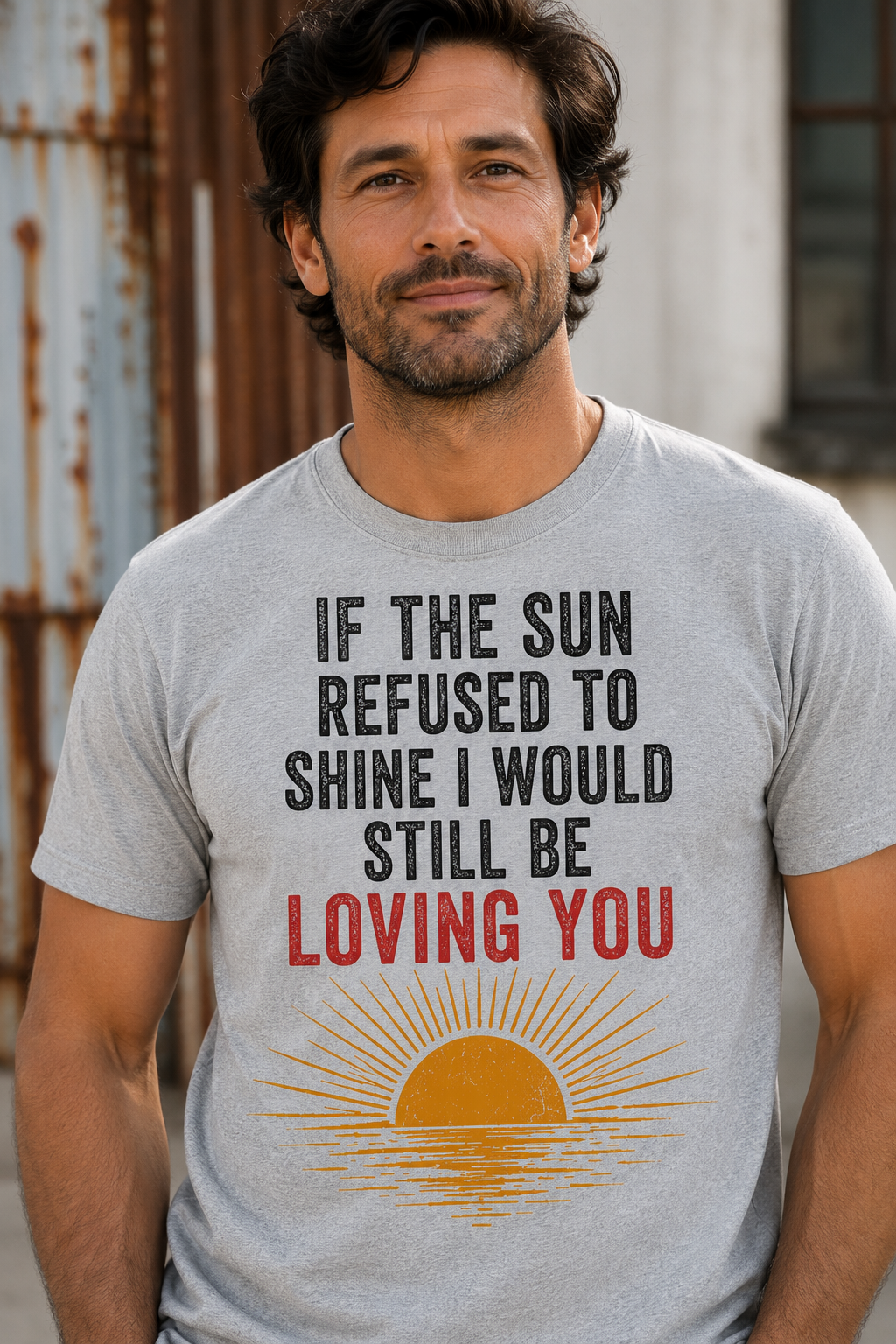 Nostalgia If the Sun Refused to Shine Crew Neck Tee