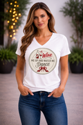 Wine Me Up and Watch Me Dance Women’s V-Neck T-Shirt