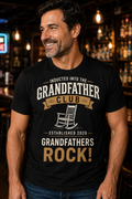 Inducted Into the Grandfather Club Tee | Grandfathers Rock | Established 2026 Shirt