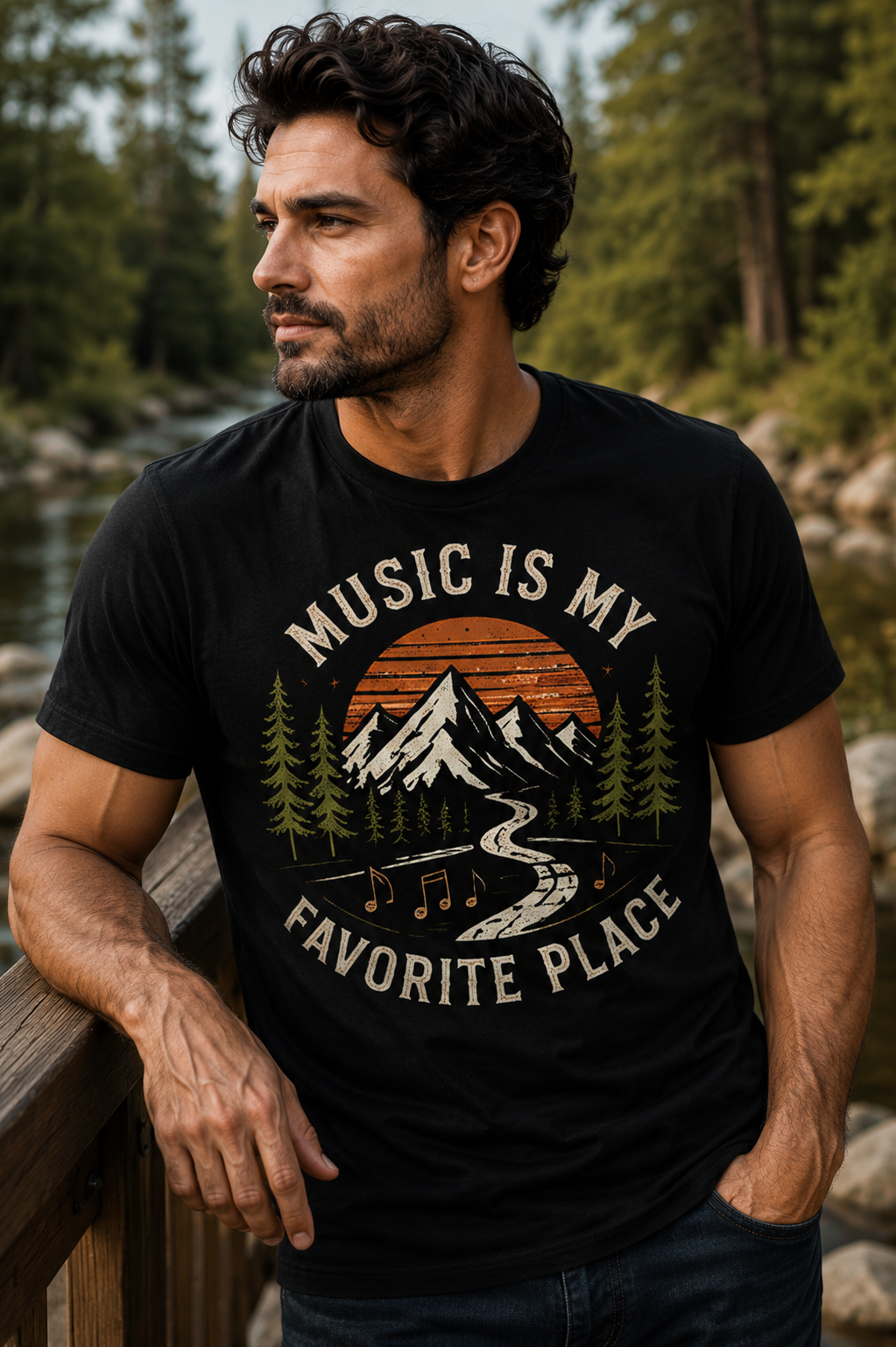Music Is My Favorite Place T-Shirt