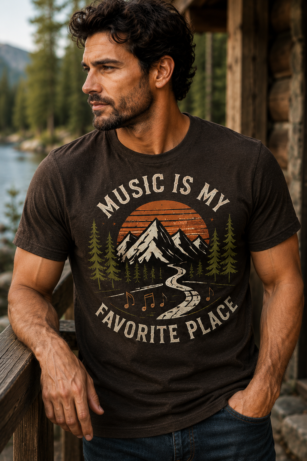 Music Is My Favorite Place T-Shirt