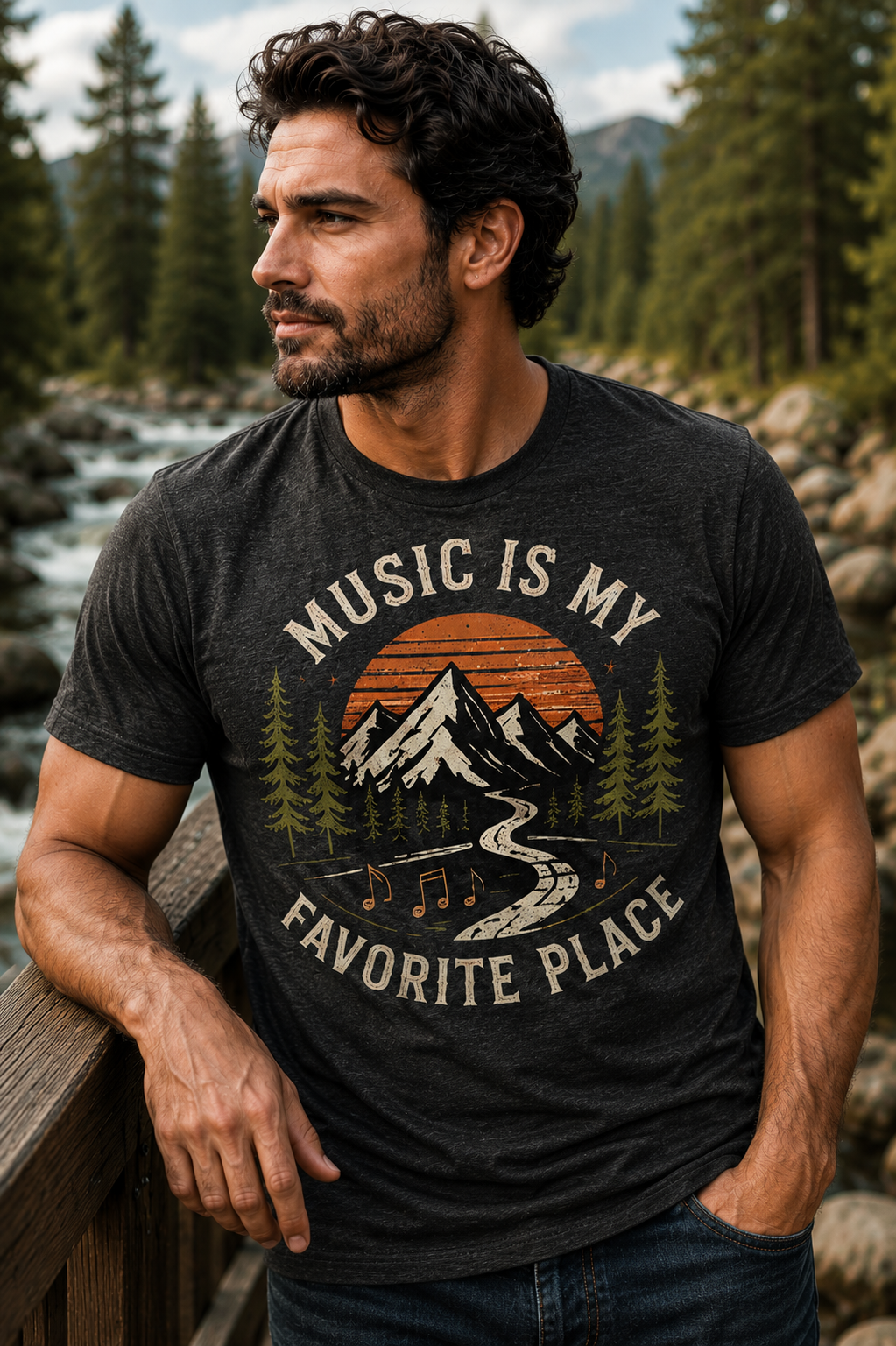 Music Is My Favorite Place T-Shirt