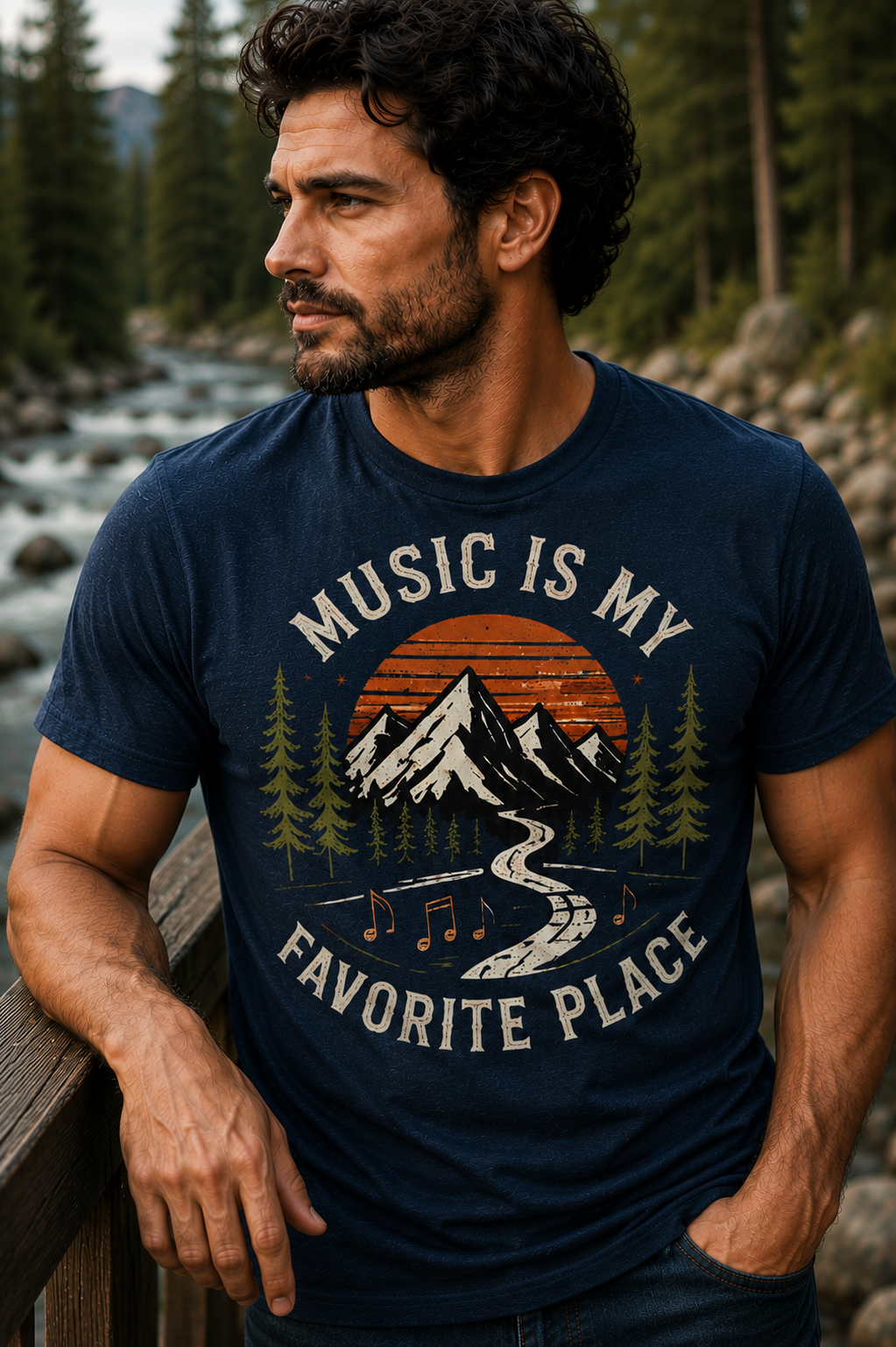 Music Is My Favorite Place T-Shirt