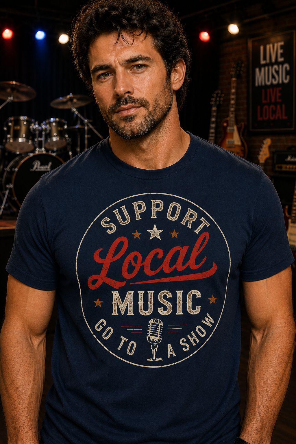 Support Local Music Go to a Show T-Shirt