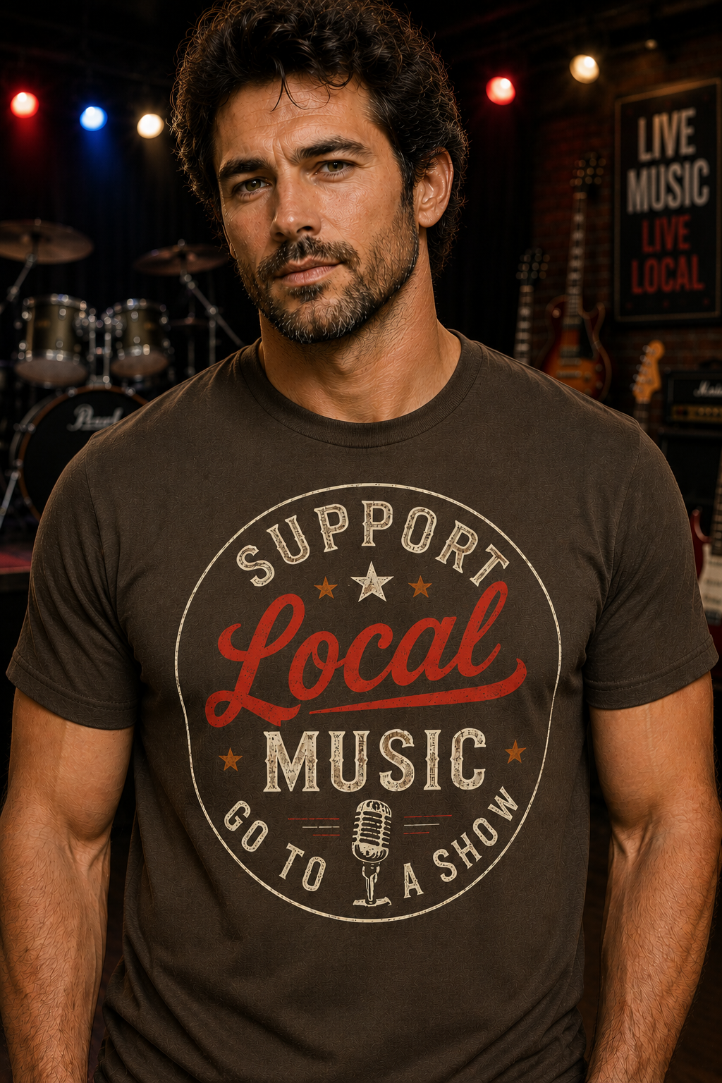 Support Local Music Go to a Show T-Shirt