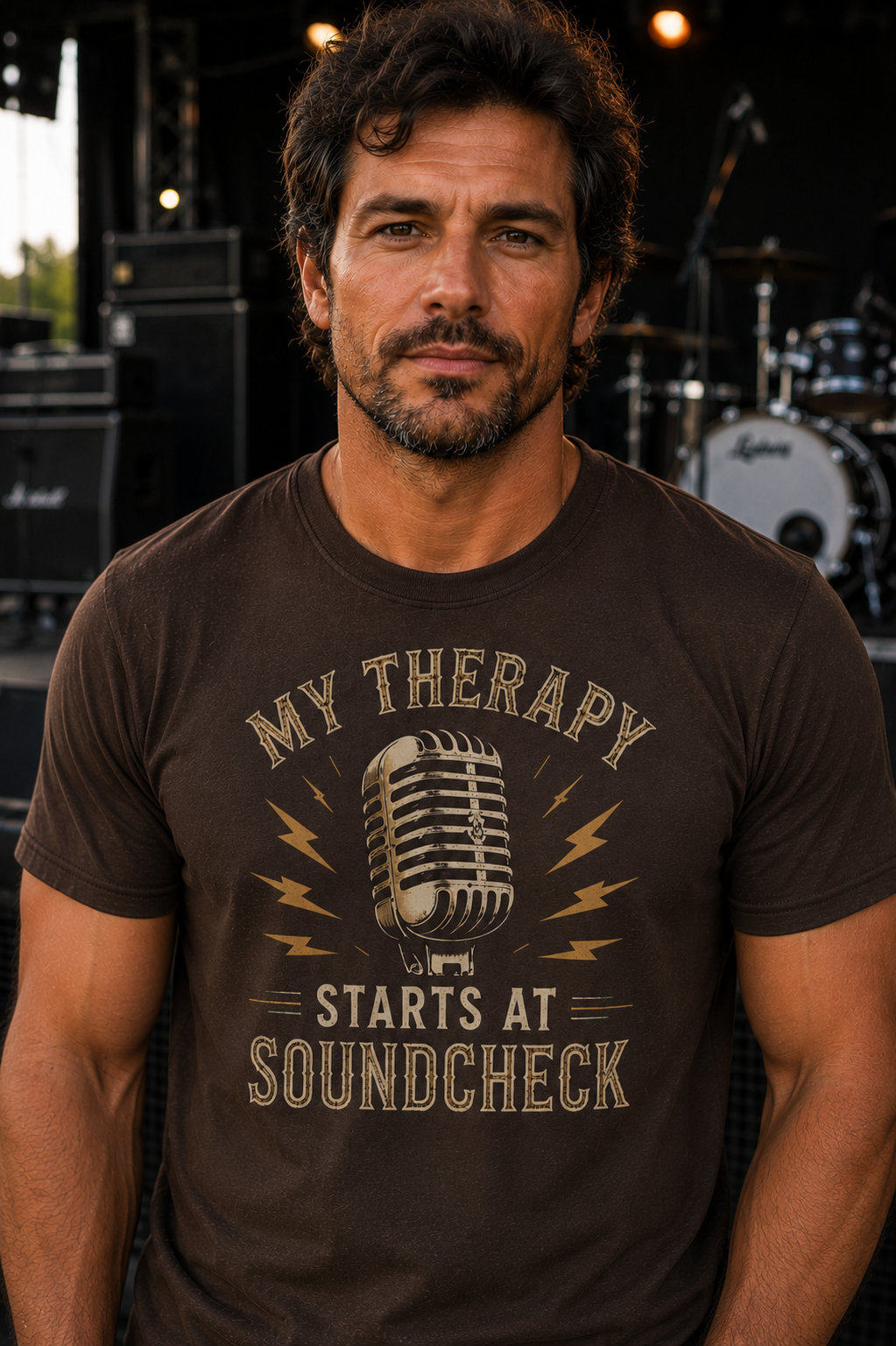 My Therapy Starts at Soundcheck Musician T-Shirt