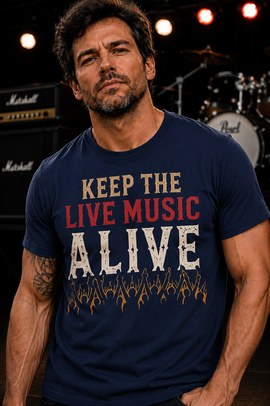 Keep the Live Music Alive Concert Lover T-Shirt