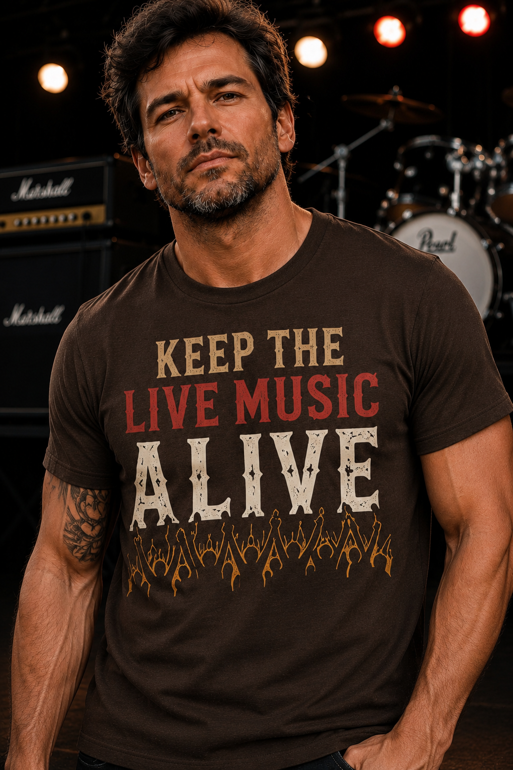 Keep the Live Music Alive Concert Lover T-Shirt