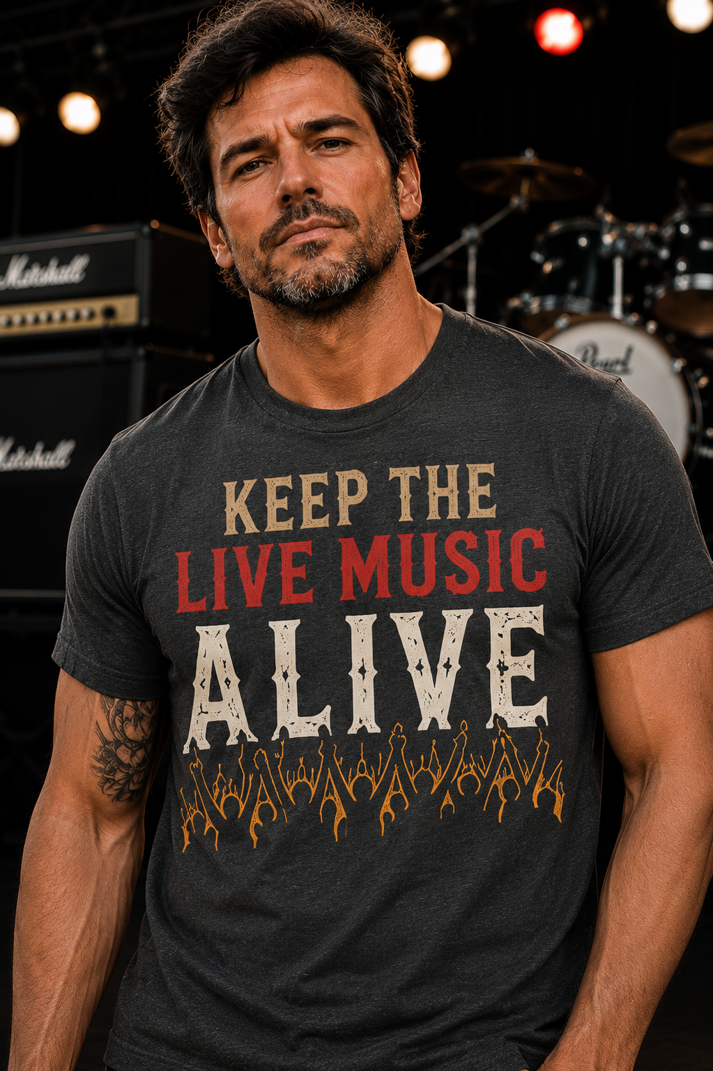 Keep the Live Music Alive Concert Lover T-Shirt