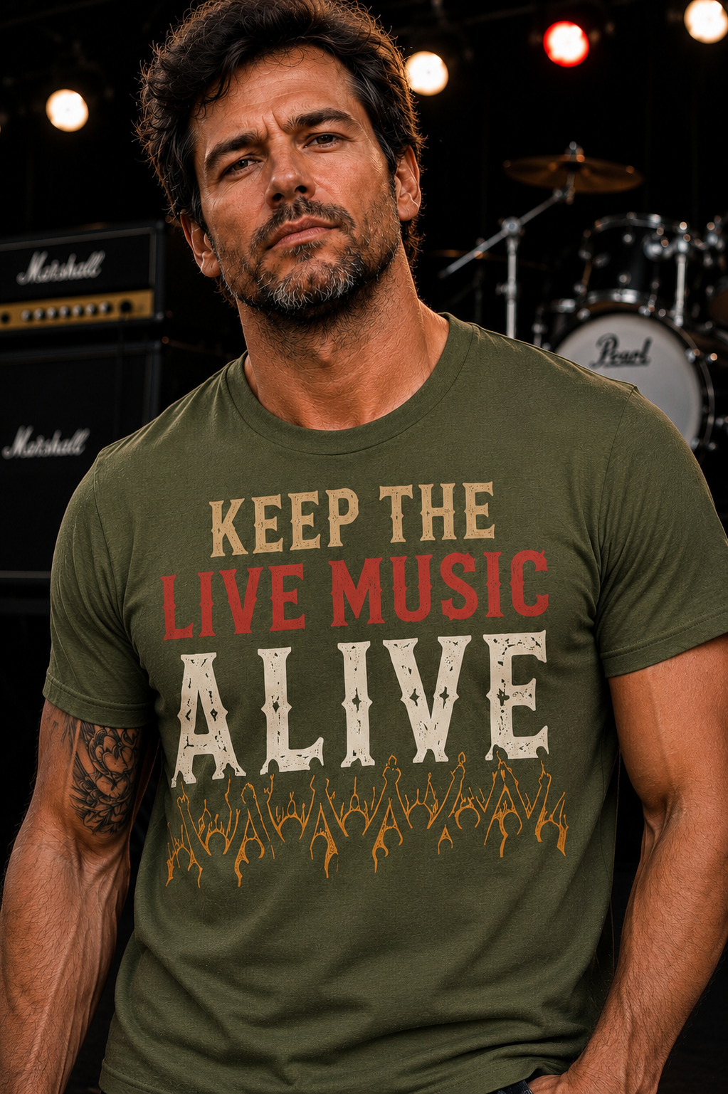 Keep the Live Music Alive Concert Lover T-Shirt
