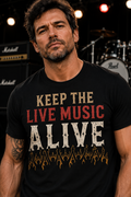 Keep the Live Music Alive Concert Lover T-Shirt