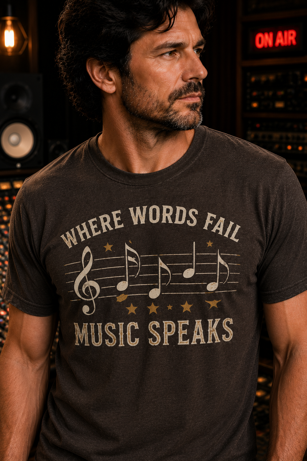 Where Words Fail Music Speaks T-Shirt