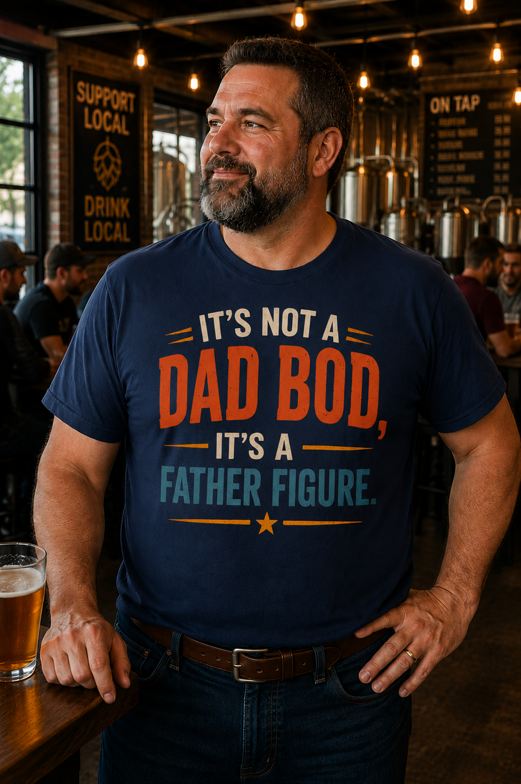It's Not a Dad Bod, It's a Father Figure T-Shirt