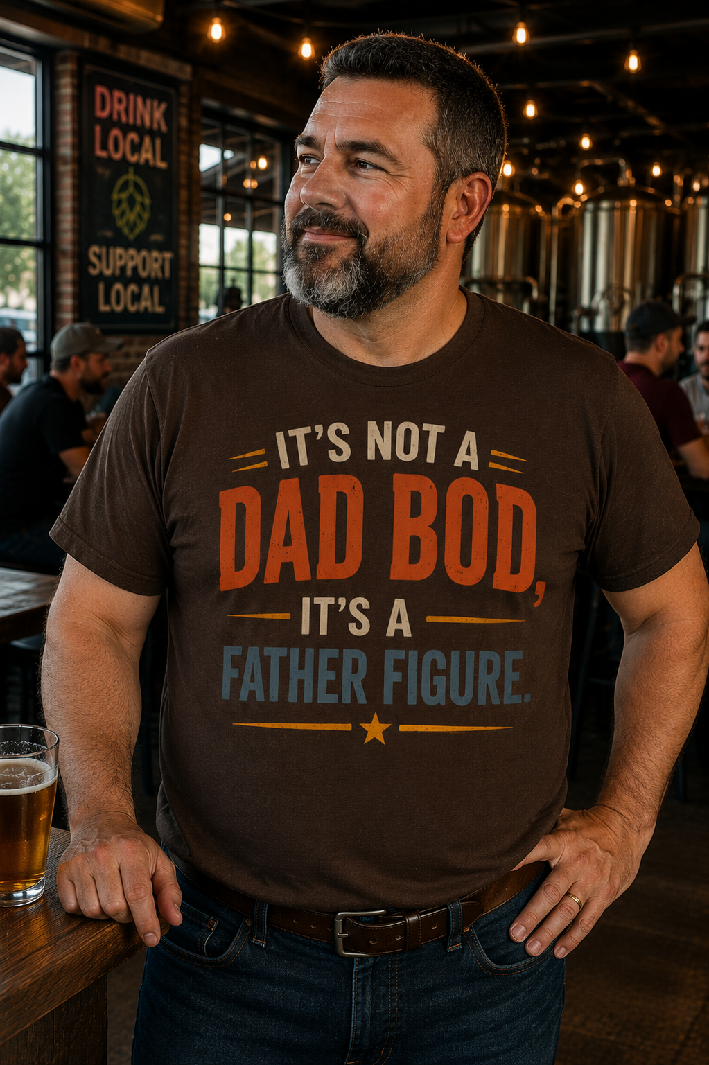 It's Not a Dad Bod, It's a Father Figure T-Shirt