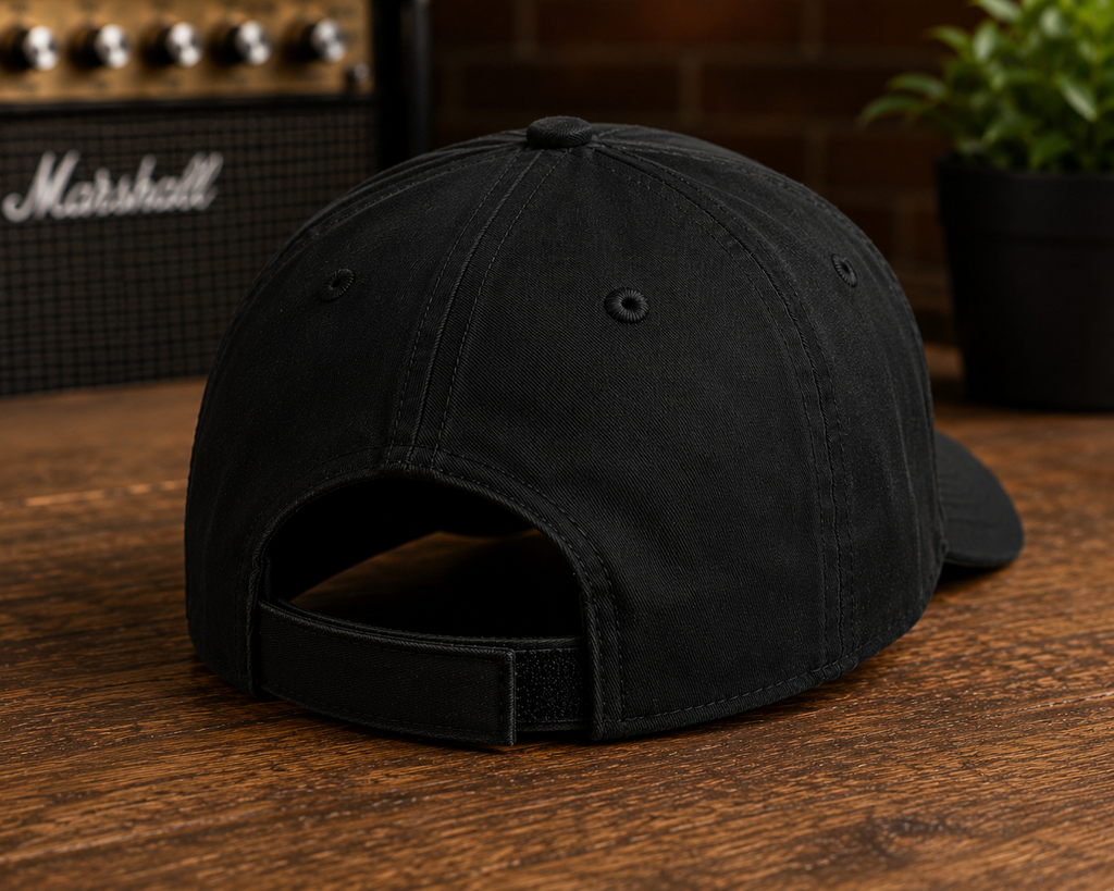 Retro Active Black Dad Hat
