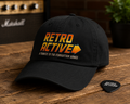 Retro Active Black Dad Hat