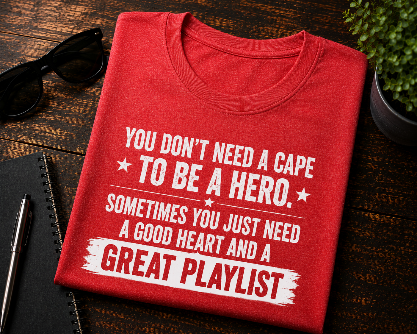 You Don’t Need a Cape Music Lover Crewneck T-Shirt