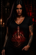 F*** Cancer V-Neck T-Shirt