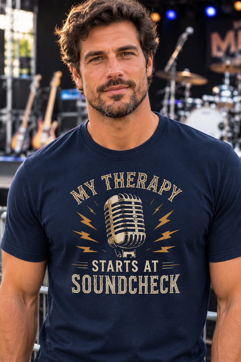 My Therapy Starts at Soundcheck Musician T-Shirt