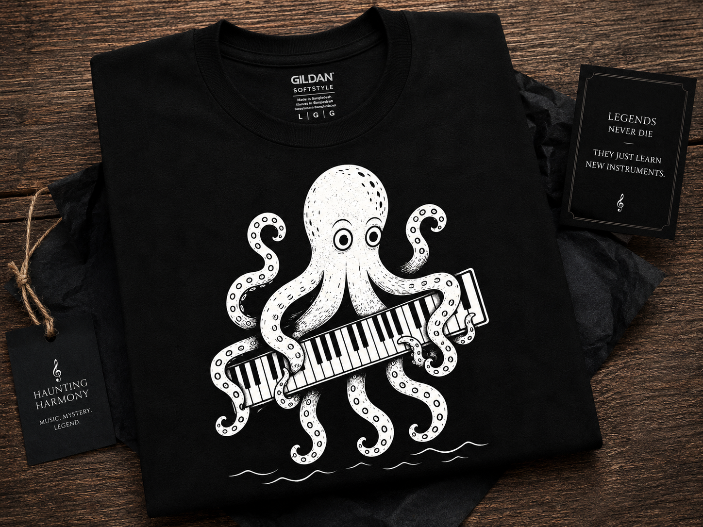 Monster Keys - Kraken Keyboard T-Shirt