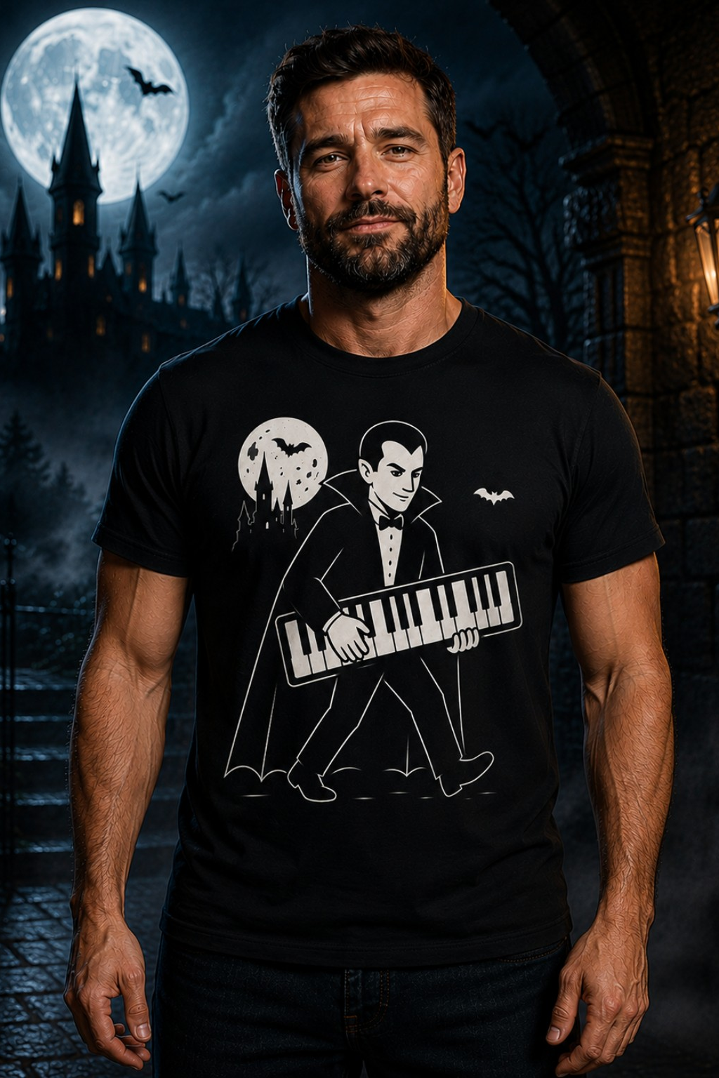 Monster Keys - Dracula Nosferatu Vampire T-Shirt