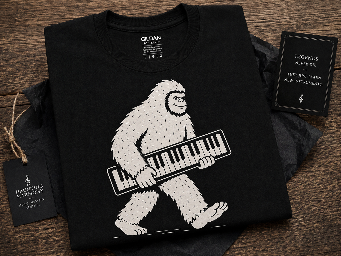 Monster Keys - Yeti Keyboard T-Shirt