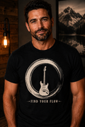 Find Your Flow Guitar Player T-Shirt