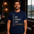 Not Perfect Just Passionate Guitar Player T-Shirt