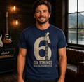 Six Strings Endless Possibilities Guitar Player T-Shirt