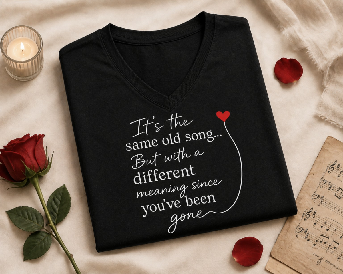 Same Old Song, Different Meaning Women's V-Neck T-Shirt