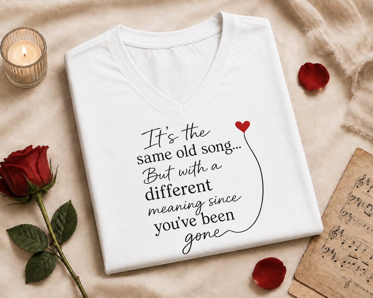 Same Old Song, Different Meaning Women's V-Neck T-Shirt