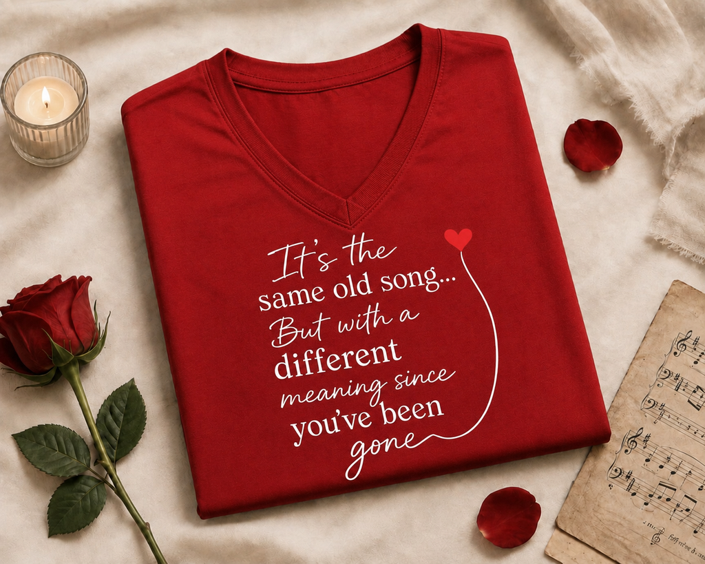 Same Old Song, Different Meaning Women's V-Neck T-Shirt