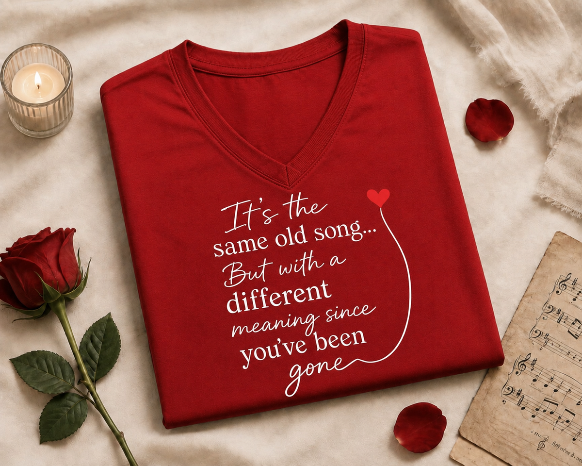 Same Old Song, Different Meaning Women's V-Neck T-Shirt