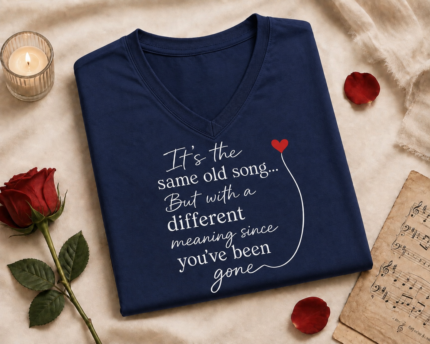 Same Old Song, Different Meaning Women's V-Neck T-Shirt
