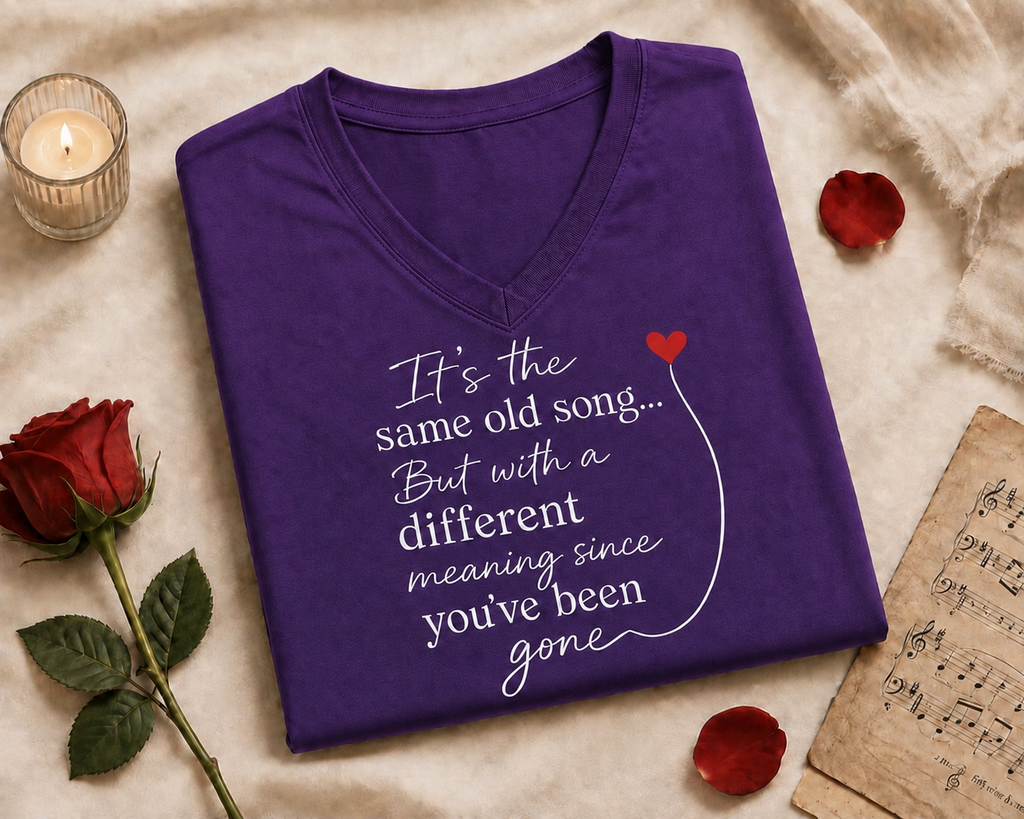 Same Old Song, Different Meaning Women's V-Neck T-Shirt