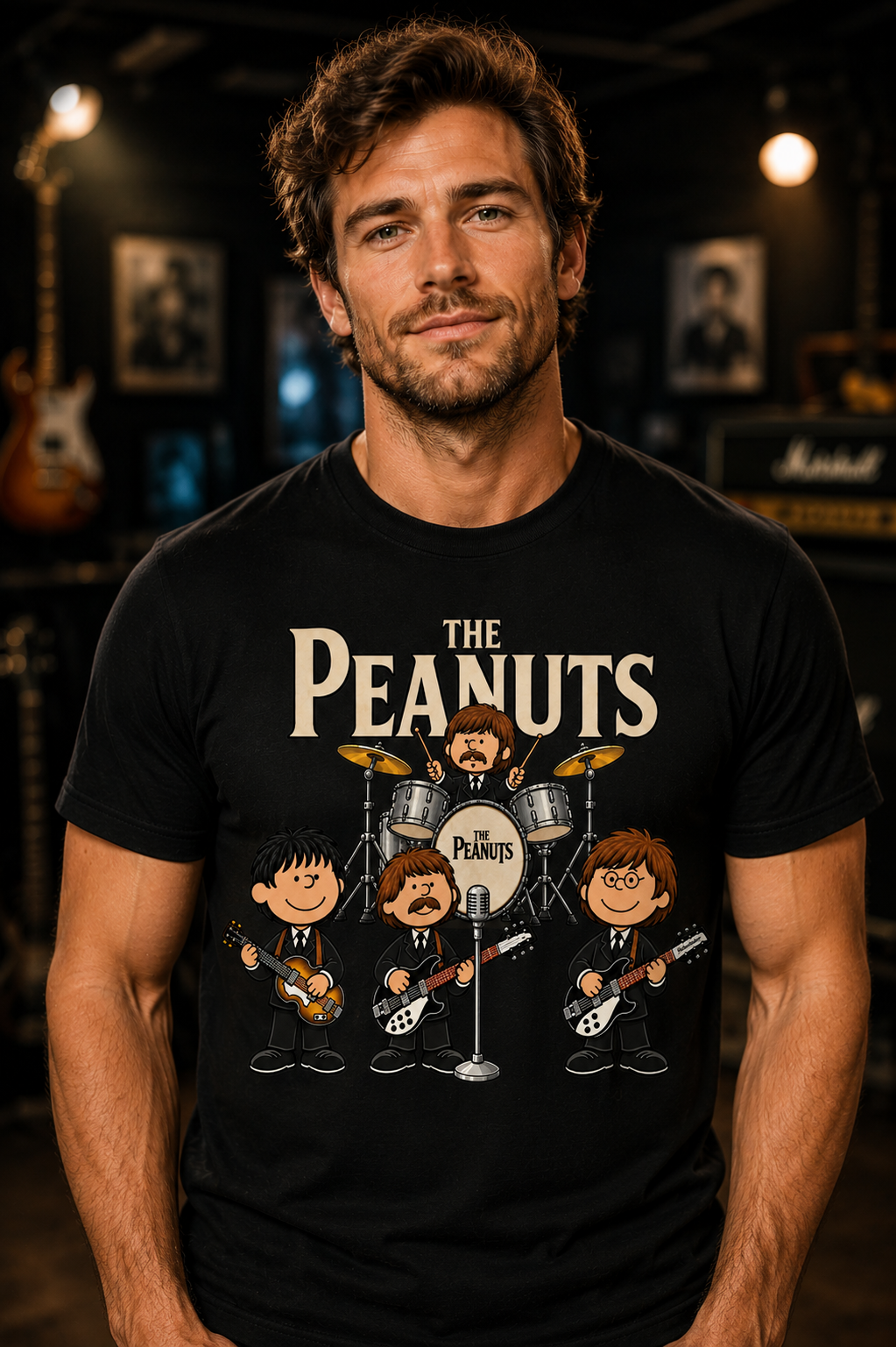 The Peanuts Beatles Inspired T-Shirt | Classic Rock