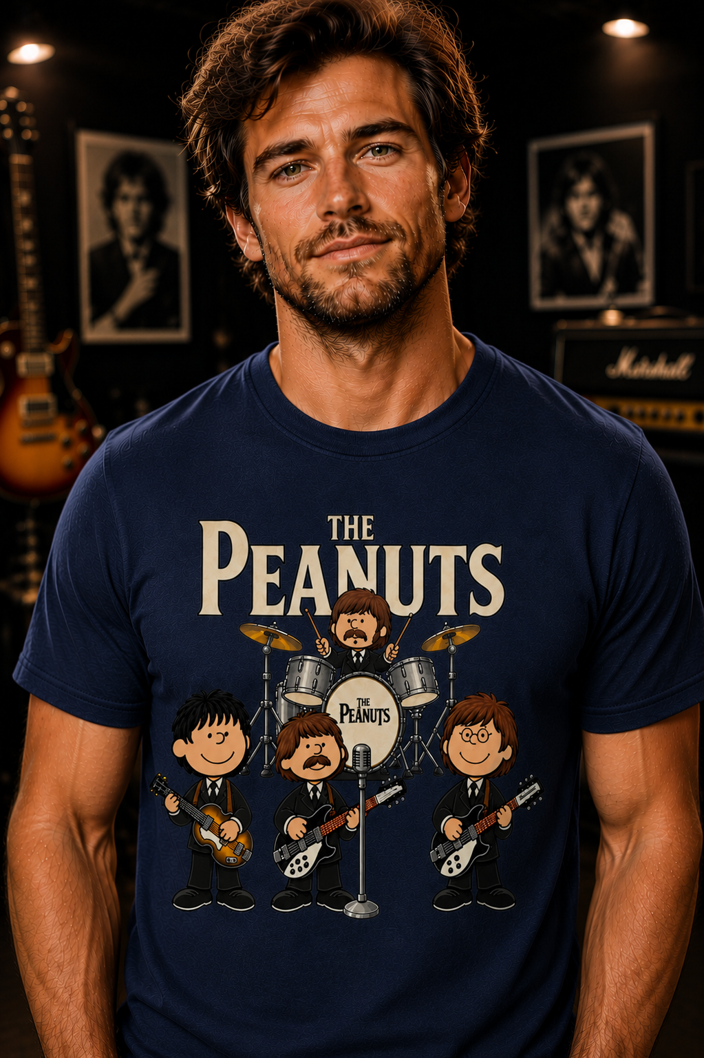The Peanuts Beatles Inspired T-Shirt | Classic Rock