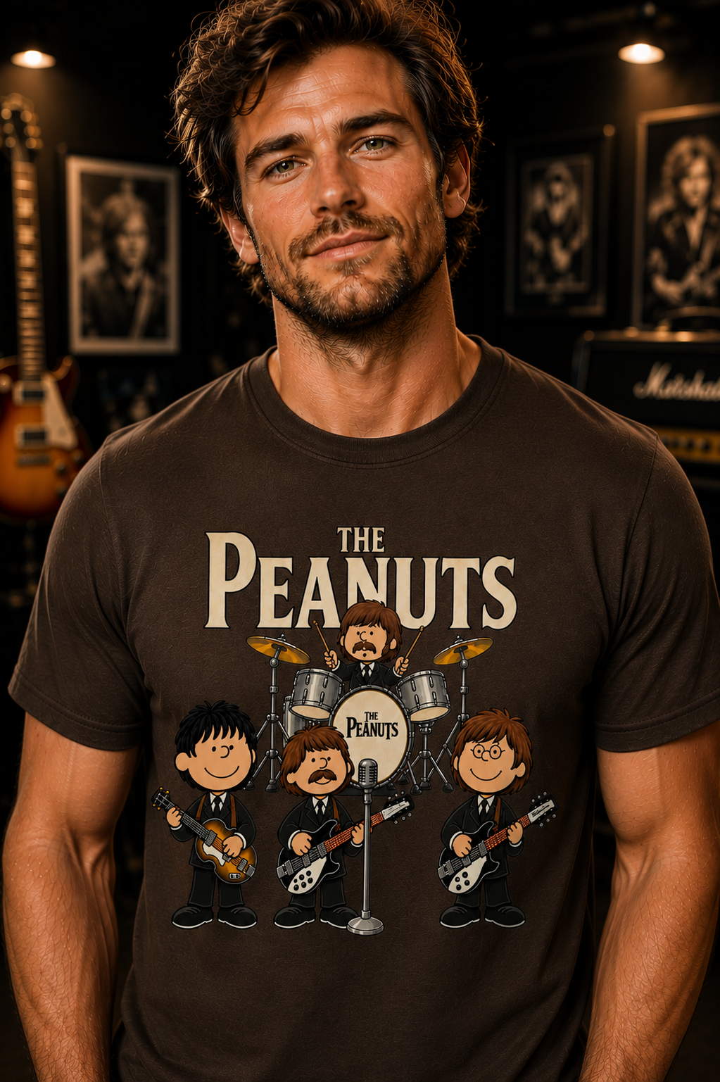 The Peanuts Beatles Inspired T-Shirt | Classic Rock