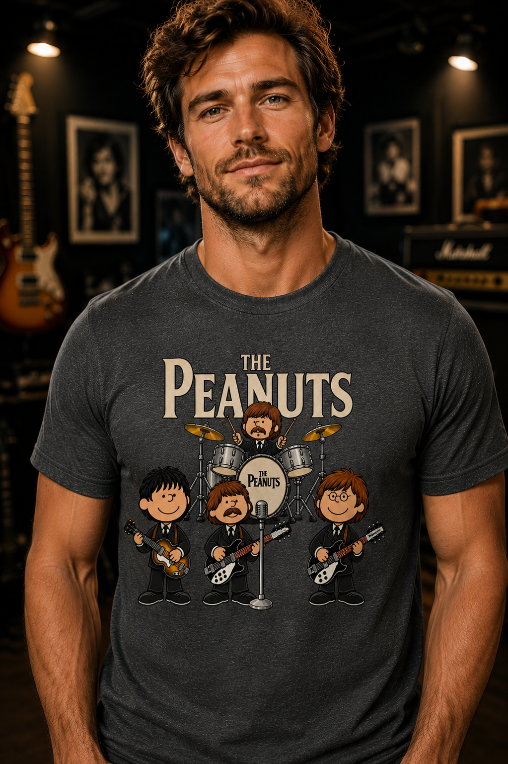 The Peanuts Beatles Inspired T-Shirt | Classic Rock