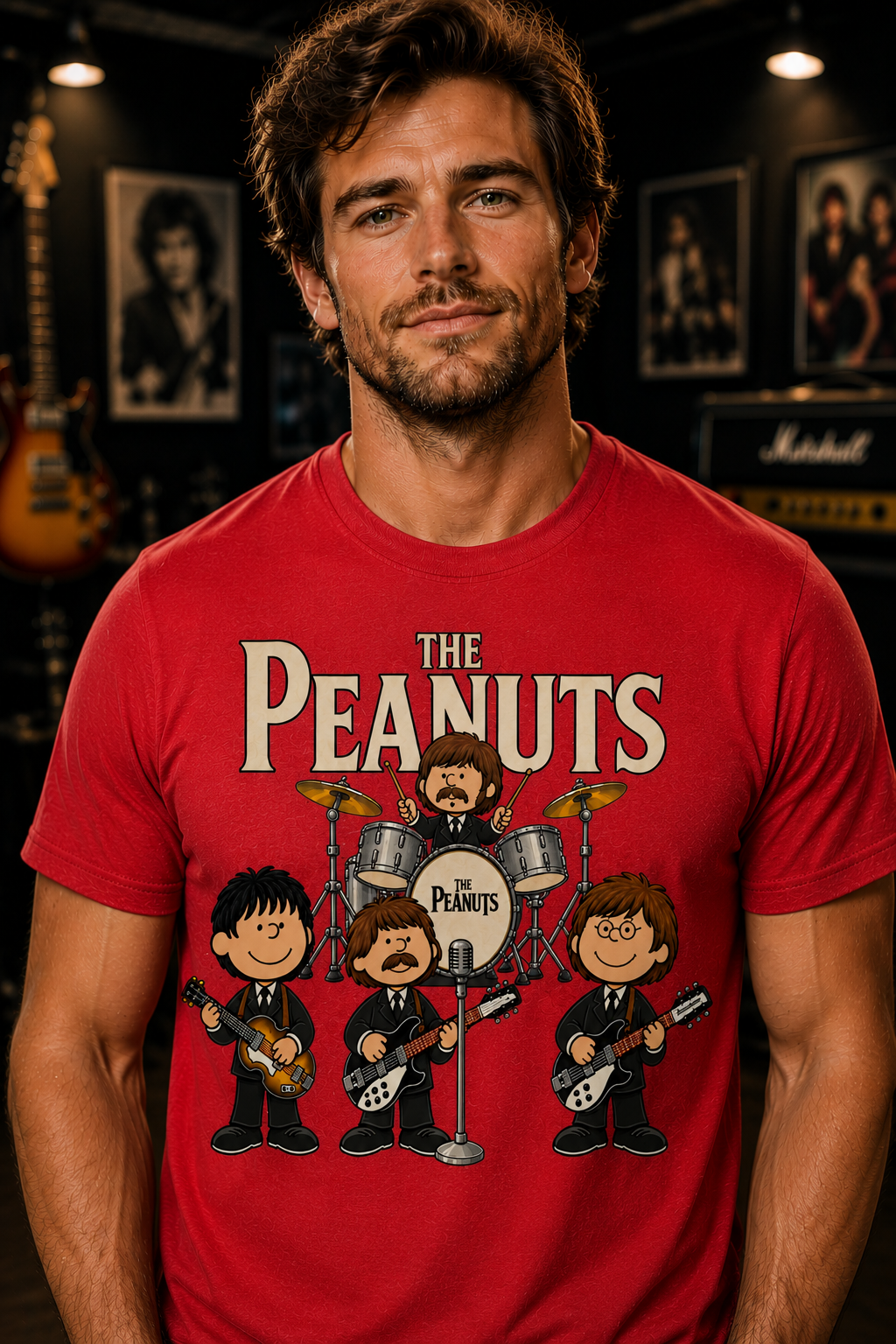 The Peanuts Beatles Inspired T-Shirt | Classic Rock