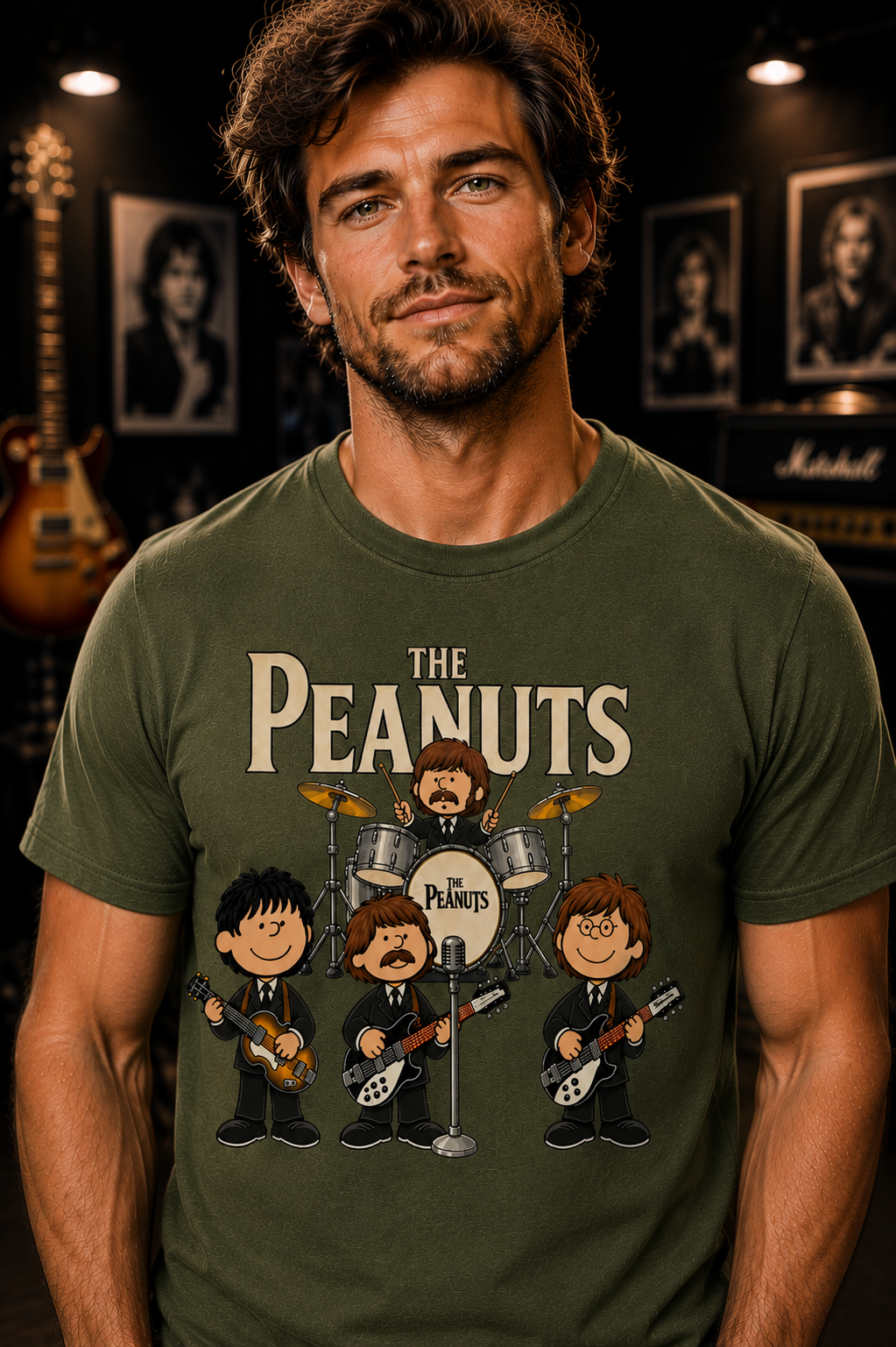 The Peanuts Beatles Inspired T-Shirt | Classic Rock