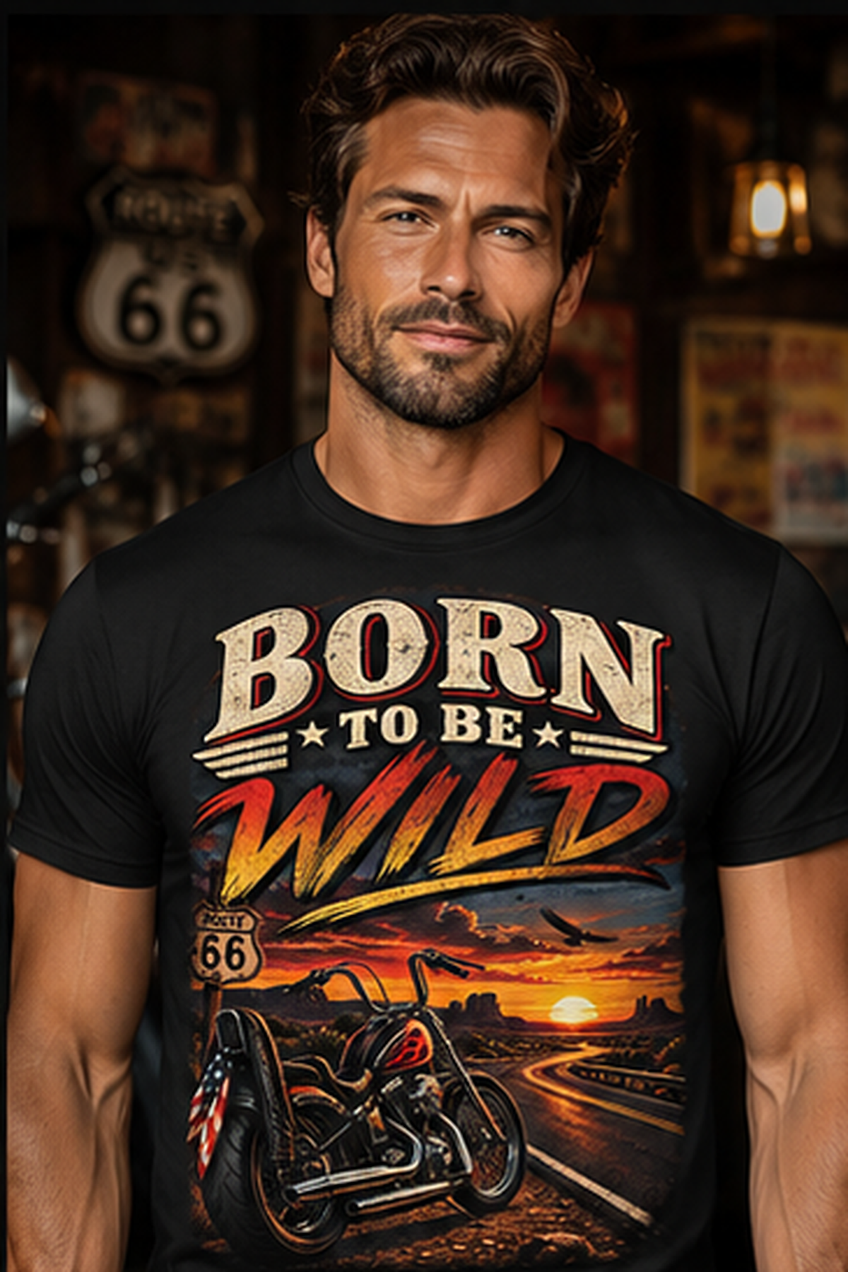 Nostalgia Born To Be Wild T-Shirt
