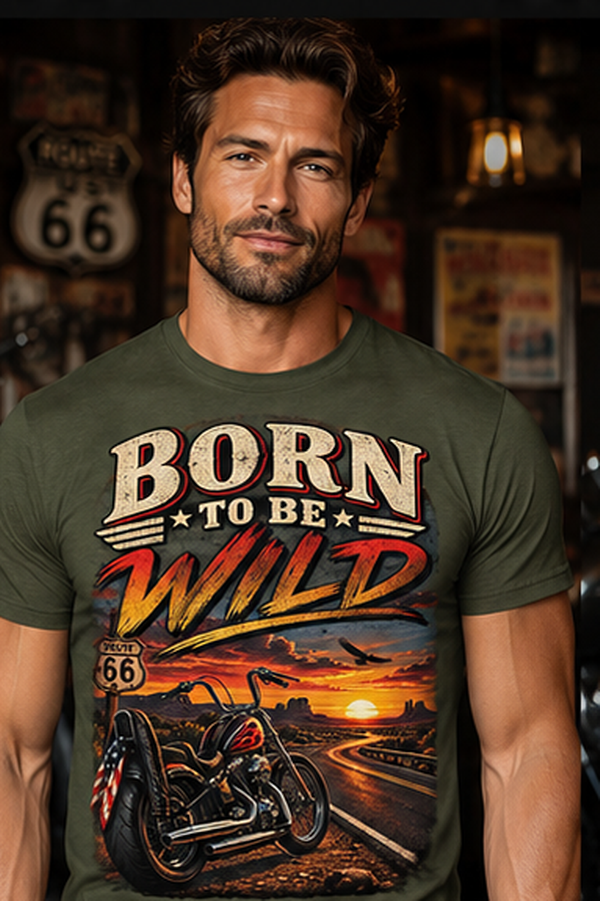 Nostalgia Born To Be Wild T-Shirt