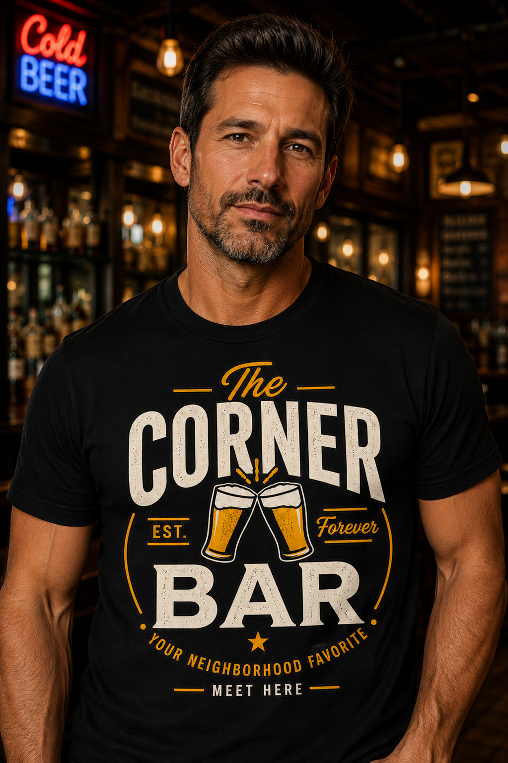The Corner Bar Beer Lover T-Shirt