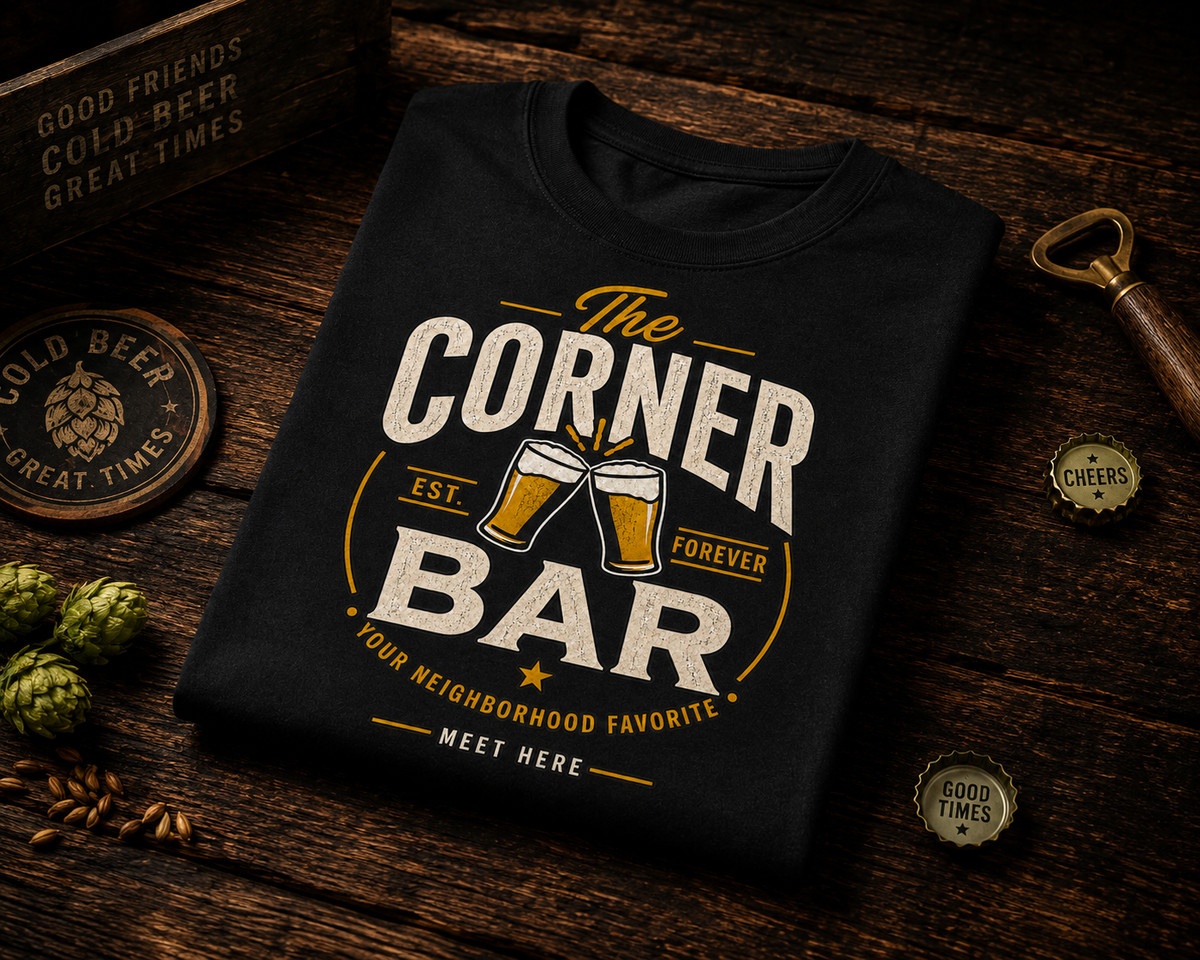 The Corner Bar Beer Lover T-Shirt