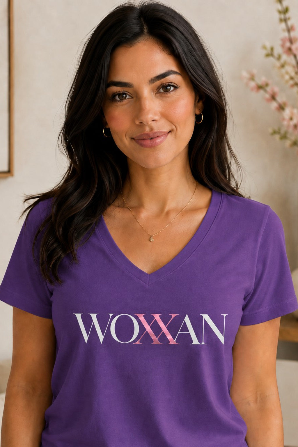 Woman XX Shirt, XX Chromosome V-Neck T-Shirt