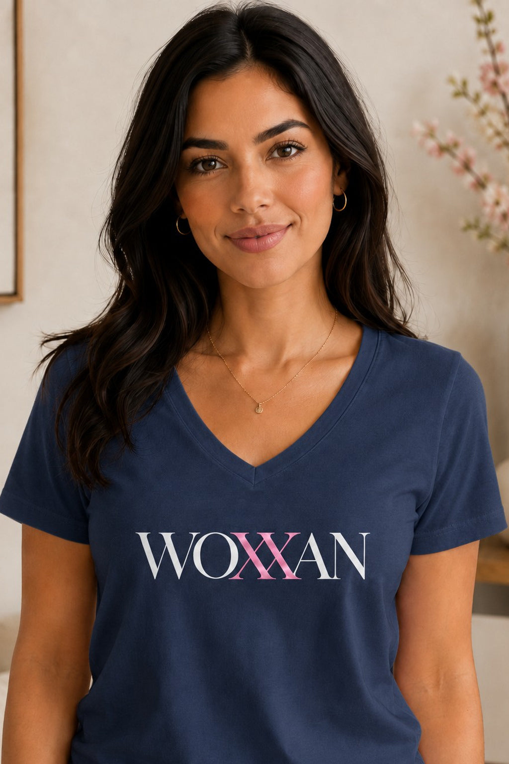 Woman XX Shirt, XX Chromosome V-Neck T-Shirt